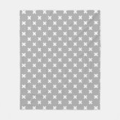Couverture Polaire White cross stitches (Devant)