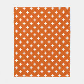 Couverture Polaire White polka crosses (Devant)