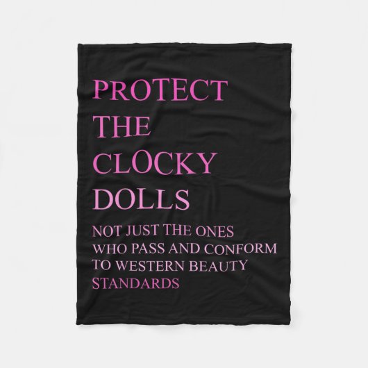 Couverture Polaire Who P And Conform To Western Beauty Standards  (Devant)