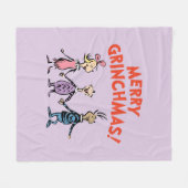 Couverture Polaire Whos Holding Hands Merry Grinchmas (Devant (Horizontal))