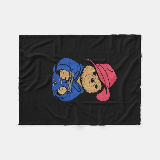 Couverture Polaire Why Bear Arms When You Can Arm Bears Funny Saying (Devant (Horizontal))