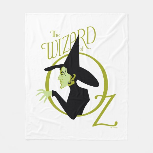 Couverture Polaire Wicked Witch™ L'Assistant Du Logo Oz™ (Devant)