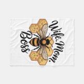 Couverture Polaire Wife. Mom. Boss (Devant (Horizontal))