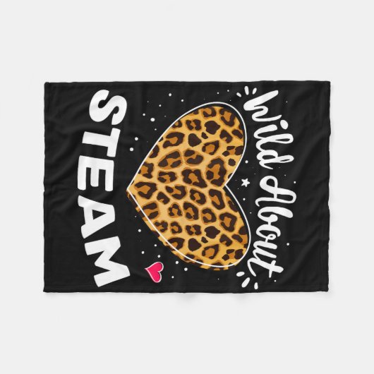 Couverture Polaire Wild About Steam Leopard Squad Stem Byck To School (Devant (Horizontal))