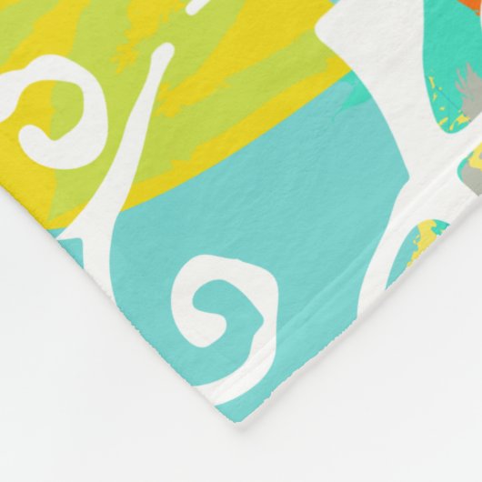 Couverture Polaire Wild and Free Boys Room Abstrait Triangle Motif (Coin)