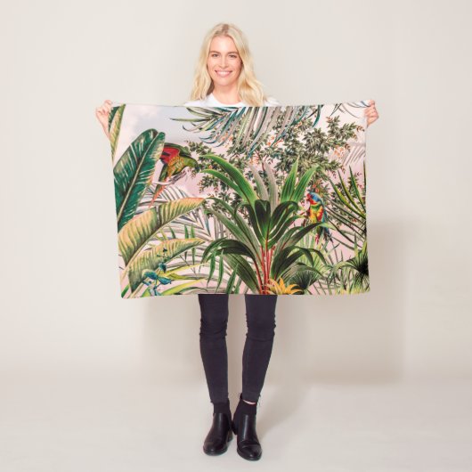 Couverture Polaire Wild jungle paradise (En situation)