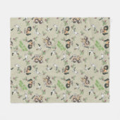 Couverture Polaire Wild Rumpus Motif de vacances (Devant (Horizontal))
