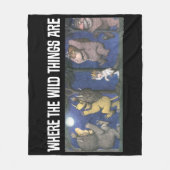 Couverture Polaire Wild Things and Max Dancing in Moonlight (Devant)