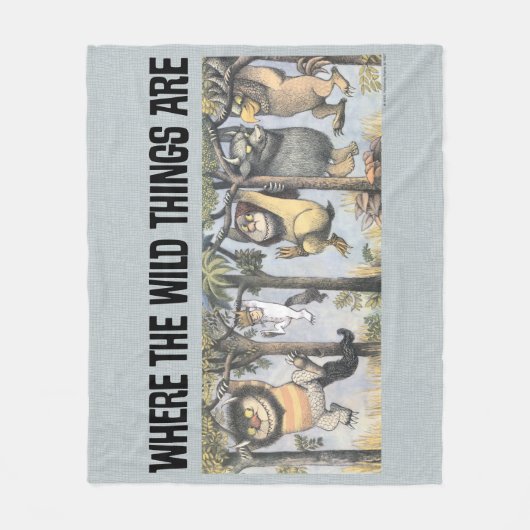 Couverture Polaire Wild Things and Max Swinging From Trees (Devant)