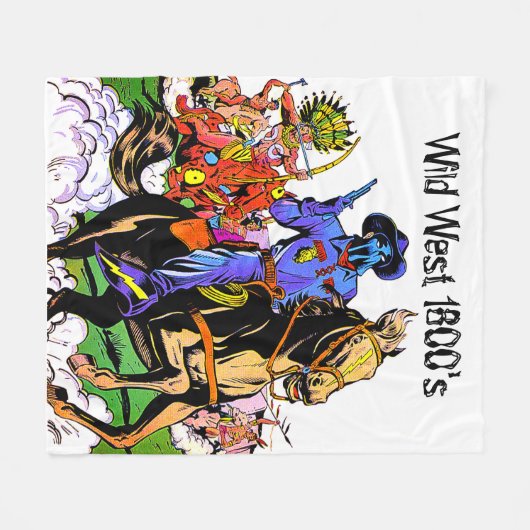 Couverture Polaire Wild West 1800 (Devant (Horizontal))