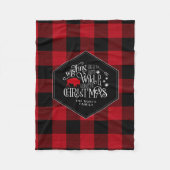 Couverture Polaire Wild Wonderful Christmas Red Buffalo Plaid ID604 (Devant)