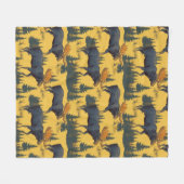 Couverture Polaire Wilderness Bull Moose Foraging The Forest (Devant (Horizontal))