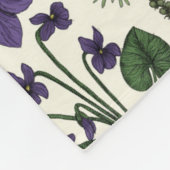 Couverture Polaire Wildflowers collage (Coin)