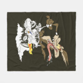 Couverture Polaire WILE E. COYOTE™ Crazy Driver (Devant (Horizontal))