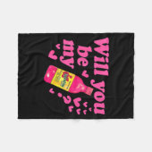 Couverture Polaire Will You Be My Valentina Salsa Meme Mexican Valent (Devant (Horizontal))