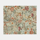Couverture Polaire William Morris Acanthus Broderie Motif Floral (Devant (Horizontal))