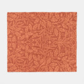 Couverture Polaire William Morris Acorn Fond d'écran Nature Design (Devant (Horizontal))