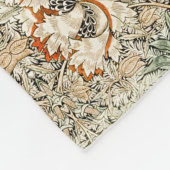 Couverture Polaire William Morris Antique Honeysuckle Floral Classic (Coin)