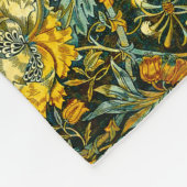 Couverture Polaire William Morris Antique Honeysuckle Motif Floral (Coin)