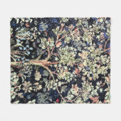Couverture Polaire William Morris Arbre de vie Blanche polaire (Devant (Horizontal))