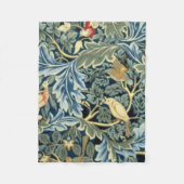 Couverture Polaire William Morris Birds et Acanthus (Devant)