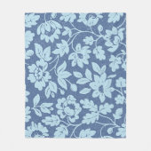 Couverture Polaire William Morris Blue Floral Design (Devant)