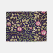 Couverture Polaire William Morris Briquet Floral Art nouveau (Devant (Horizontal))