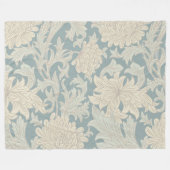 Couverture Polaire William Morris Chrysanthemum Motif (Devant (Horizontal))