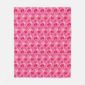 Couverture Polaire William Morris Chrysanthemums, Fuchsia Pink (Devant)