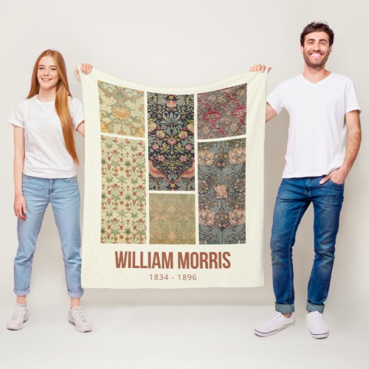 Couverture Polaire William Morris Collection Motif d'art (En situation)