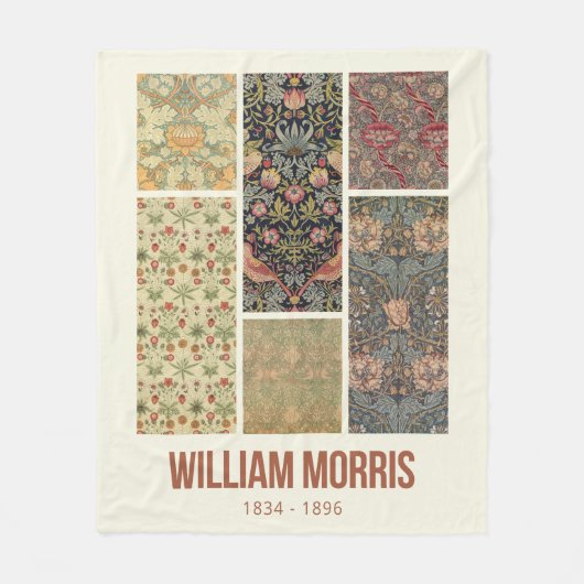Couverture Polaire William Morris Collection Motif d'art (Devant)