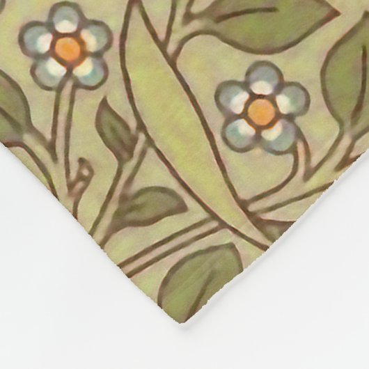 Couverture Polaire William Morris Daffodil Garden Flower Classic Bota (Coin)