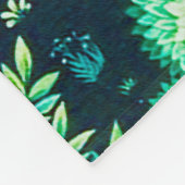 Couverture Polaire William Morris Deer par une tapisserie de Brook Im (Coin)