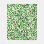 Couverture Polaire William Morris Fruit exotique, Vert citron vert (Devant)