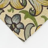 Couverture Polaire William Morris Golden Lily Motif restauré (Coin)