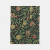 Couverture Polaire William Morris grenade classique fruits (Devant)