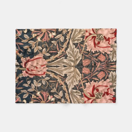 Couverture Polaire William Morris Honeysuckle (Devant (Horizontal))