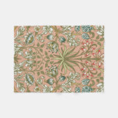 Couverture Polaire William Morris Hyacinth Flower Rose Art (Devant (Horizontal))