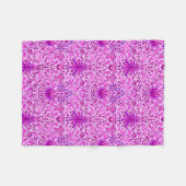Couverture Polaire William Morris Hyacinth Imprimer, Lavande et Viole (Devant (Horizontal))