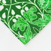 Couverture Polaire William Morris Hyacinth Imprimer, Lime Green (Coin)