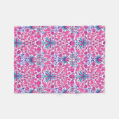 Couverture Polaire William Morris Hyacinth Imprimer, rose Fuchsia (Devant (Horizontal))