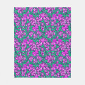 Couverture Polaire William Morris Irises, Améthyste Violet (Devant)