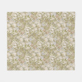 Couverture Polaire William Morris Jardin Fleur de Lys Classique (Devant (Horizontal))