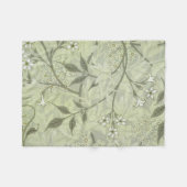 Couverture Polaire William Morris Jasmine Botanique (Devant (Horizontal))