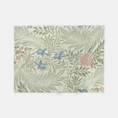 Couverture Polaire William Morris Larkspur Fond d'écran floral (Devant (Horizontal))