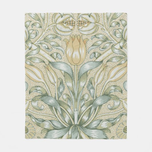 Couverture Polaire William Morris Lily et de la grenade classique (Devant)