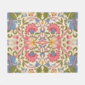 Couverture Polaire William Morris Lodden Spring Wallpaper Art (Devant (Horizontal))