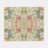 Couverture Polaire William Morris Loddon Blossom Floral Patterns (Devant (Horizontal))