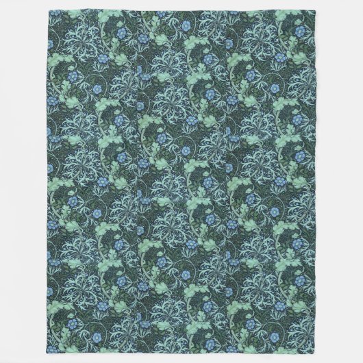 Couverture Polaire William Morris Motif d'algues (Devant)