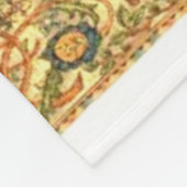 Couverture Polaire William Morris - Motif De L'Arbre De Vie (Coin)